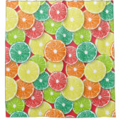 Rideaux De Douche Pièces de fruits d'agrumes pop art 2 (Devant)
