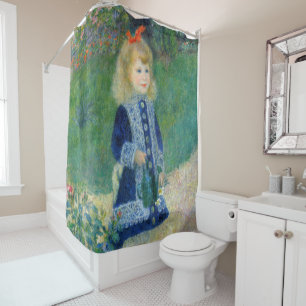 Rideaux De Douche Pierre-Auguste Renoir - Une fille avec une canne d