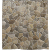 Rideaux De Douche Pierre Brown médiévale (Devant)