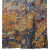 Rideaux De Douche Pierre de marbre Brown de Faux (Devant)