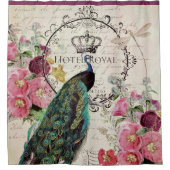 Rideaux De Douche Pierre et fleurs de printemps (Devant)