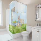 Rideaux De Douche Pierre le lapin (En situation)