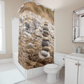 Rideaux De Douche Pierres de équilibrage | (En situation)