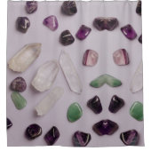 Rideaux De Douche Pierres Gemstones Energy Crystones (Devant)