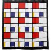 Rideaux De Douche Piet Mondrian, Composition C (Devant)