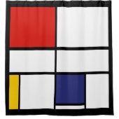 Rideaux De Douche Piet Mondrian, Grande Composition C (Devant)