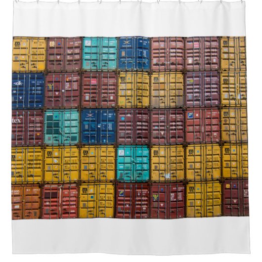 Rideaux De Douche Pile de remorque à cargaison (Devant)