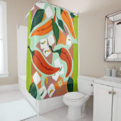 Rideaux De Douche Piliers et cubes de glace (En situation)