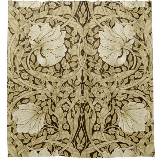 Rideaux De Douche Pimpernel Gold, William Morris (Devant)