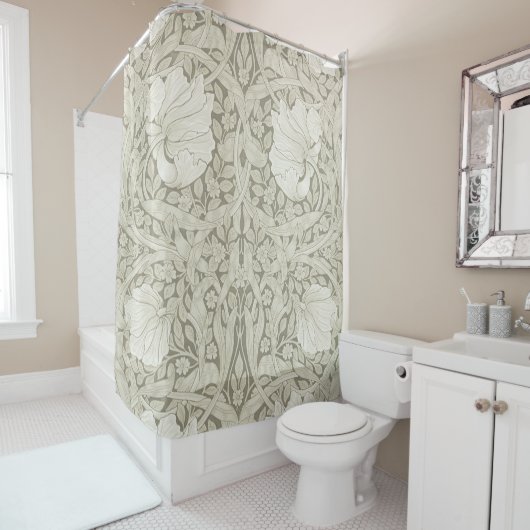 Rideaux De Douche Pimpernel Ivory, William Morris (En situation)