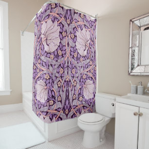Rideaux De Douche Pimpernel Purple, William Morris