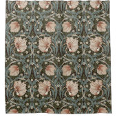 Rideaux De Douche Pimpernel vert Muet William Morris Floral (Devant)