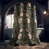 Rideaux De Douche Pimpernel vert Muet William Morris Floral