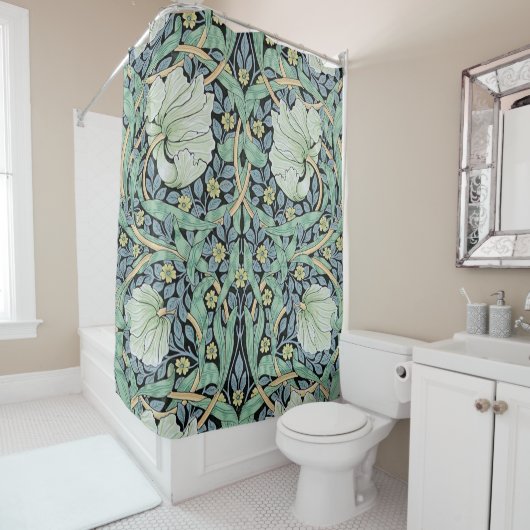 Rideaux De Douche Pimpernel, William Morris (En situation)
