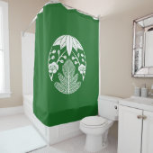 Rideaux De Douche Pin bambou ume (En situation)