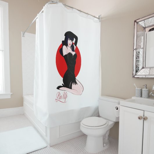 Rideaux De Douche Pin up (En situation)