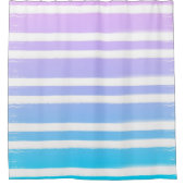 Rideaux De Douche Pinceau de peinture bleu rose pastel (Devant)