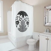 Rideaux De Douche Pine en bambou (En situation)