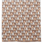 Rideaux De Douche Pine Trees Botanique Motif Rustique Automne Automn (Devant)