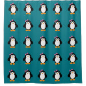 Rideaux De Douche Pingouin fille mignonne (Devant)