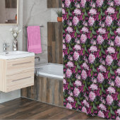 Rideaux De Douche Pink Chrysanthemum