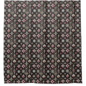 Rideaux De Douche Pink Diamonds Mid Century Modern Shower Curtain (Devant)