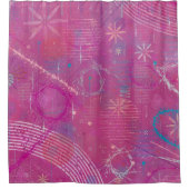 Rideaux De Douche Pink Dreams Abstract  (Devant)