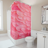 Rideaux De Douche Pink Flamingo Feathersflamingo,feather,pink,textur (En situation)