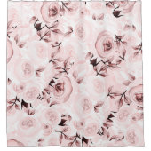 Rideaux De Douche Pink Roses (Devant)