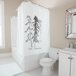 Rideaux De Douche Pins