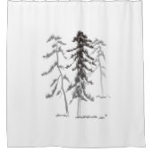 Rideaux De Douche Pins (Devant)