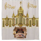 Rideaux De Douche Pipe Théâtre Orgue Musique Chef-d'oeuvre (Devant)