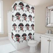 Rideaux De Douche Pirate (En situation)