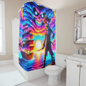 Rideaux De Douche Pirate Art (En situation)