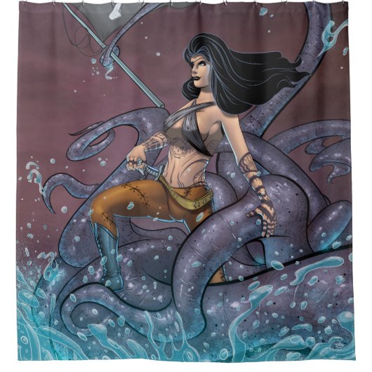Rideaux De Douche Pirate Girl (Devant)