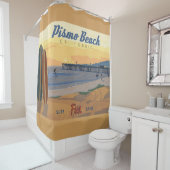 Rideaux De Douche Pismo Beach Californie (En situation)