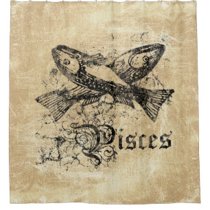Rideaux De Douche Pistes Zodiaques Vintages