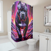 Rideaux De Douche Pitbull (En situation)