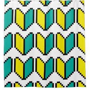 Rideaux De Douche Pixel 8 bits Wakaba / Mark Shoshinsha