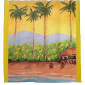 Rideaux De Douche Plage (Devant)