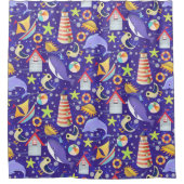 Rideaux De Douche Plage amusante (Devant)