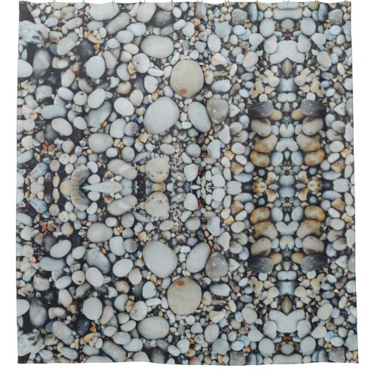 Rideaux De Douche plage de galets (Devant)