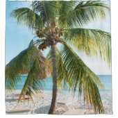 Rideaux De Douche Plage des Caraïbes Bliss #1 #wall #art (Devant)