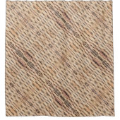 Rideaux De Douche plage rustique île tropicale tissée (Devant)