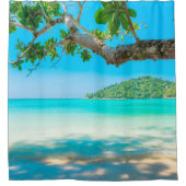 Rideaux De Douche Plage tropicale (Devant)
