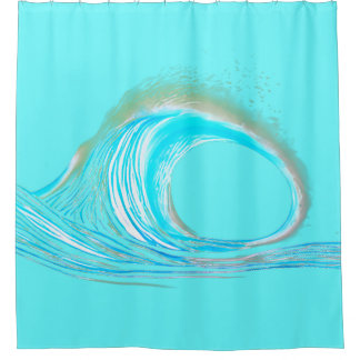 Rideaux De Douche Plage turquoise
