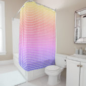 Rideaux De Douche Plaid arc-en-ciel (En situation)