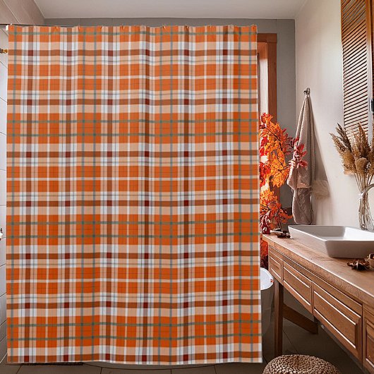 Rideaux De Douche Plaid automne