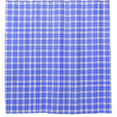 Rideaux De Douche Plaid bleu (Devant)