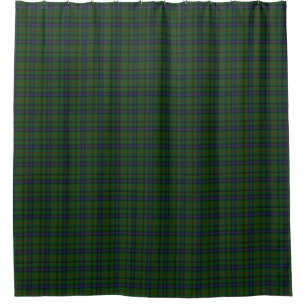 Rideaux De Douche Plaid bleu vert tartan Park